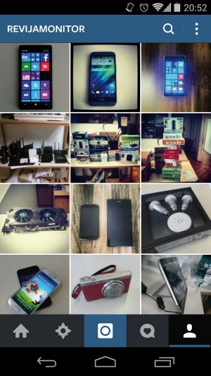 Slike, ki jih objavimo na Instagramu, so porezane v kvadratno obliko.
